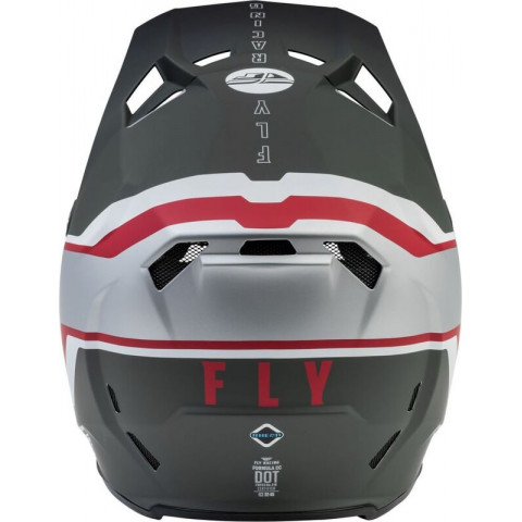 Casque FLY RACING Formula CC Driver Silver/Rouge/Blanc XS