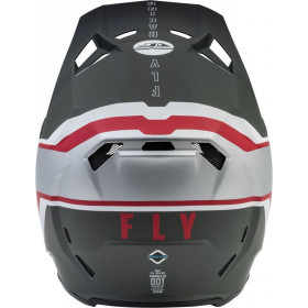 Casque FLY RACING Formula CC Driver Silver/Rouge/Blanc XS