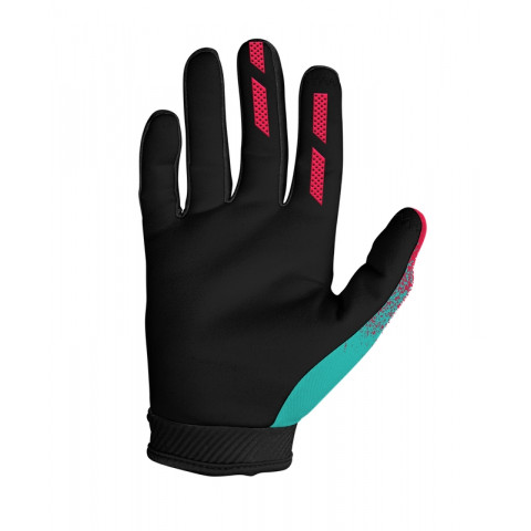 Gants SEVEN Annex 7 DOT junior - rouge fluo/bleu