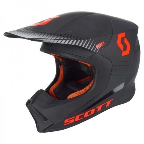 HELMET 550 HATCH ECE BLACK/ORANGE M