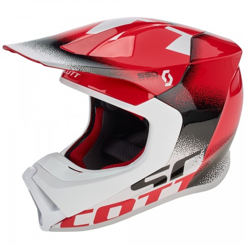 SCO HELMET 550 NOISE ECE RED/BLACK M