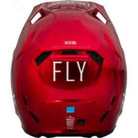 Casque FLY RACING Formula CC Centrum - rouge Metallic/blanc