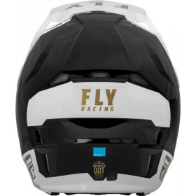 Casque FLY RACING Formula CP Slant - noir/blanc/Gold