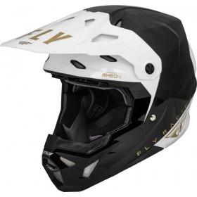 Casque FLY RACING Formula CP Slant - noir/blanc/Gold