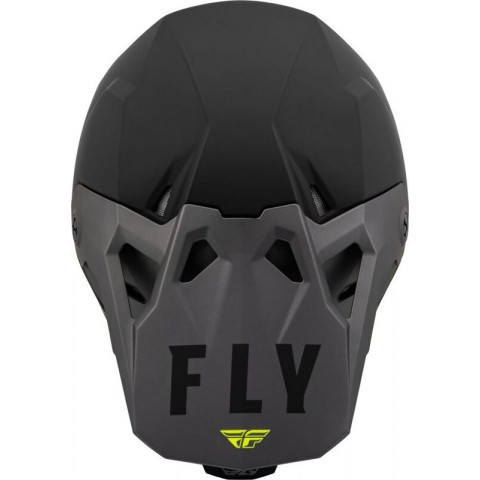 Casque FLY RACING Formula CP Slant - noir/gris/jaune fluo