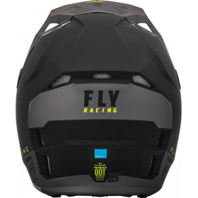 Casque FLY RACING Formula CP Slant - noir/gris/jaune fluo