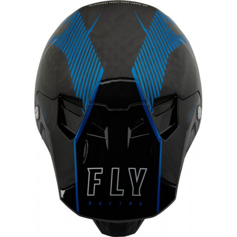 Casque FLY RACING Formula Carbon Tracer - bleu/noir