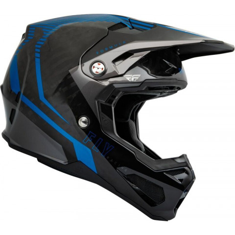 Casque FLY RACING Formula Carbon Tracer - bleu/noir