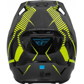 Casque FLY RACING Formula Carbon Tracer - jaune fluo/noir