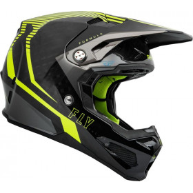 Casque FLY RACING Formula Carbon Tracer - jaune fluo/noir