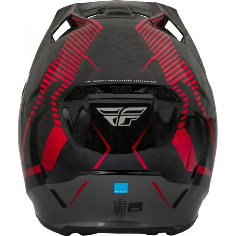 Casque FLY RACING Formula Carbon Tracer - rouge/noir