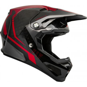 Casque FLY RACING Formula Carbon Tracer - rouge/noir