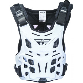 Plastron FLY RACING Revel Roost Race CE blanc