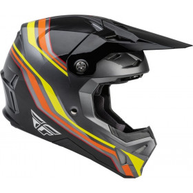 Casque FLY RACING Formula CP S.E. Speeder Noir/Jaune/Rouge XL