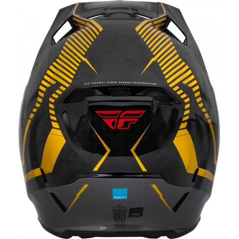 Casque FLY RACING Formula Carbon Tracer - Gold/Black