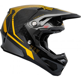 Casque FLY RACING Formula Carbon Tracer - Gold/Black