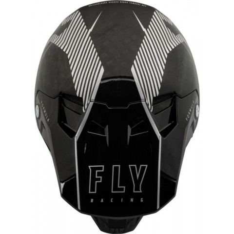 Casque FLY RACING Formula Carbon Tracer - gris/noir