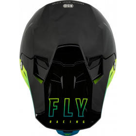 Casque FLY RACING Formula CC Centrum - noir/bleu/jaune fluo