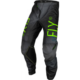 Pantalon enfant FLY RACING Kinetic Prodigy - anthracite/Neon Green/True Blue