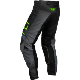 Pantalon enfant FLY RACING Kinetic Prodigy - anthracite/Neon Green/True Blue