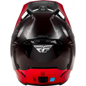 Casque FLY RACING Formula Smart Carbon Legacy - rouge carbone/noir