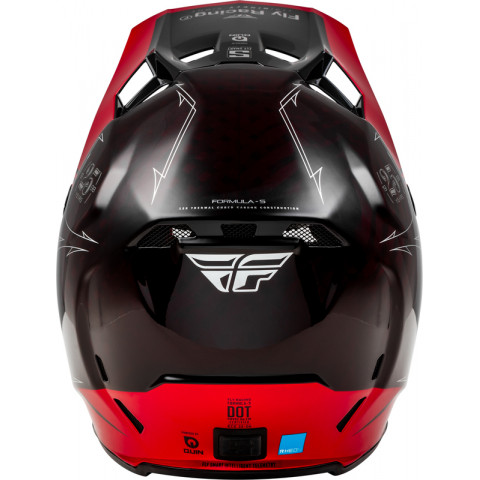 Casque FLY RACING Formula Smart Carbon Legacy - rouge carbone/noir