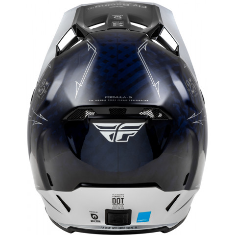 Casque FLY RACING Formula Smart Carbon Legacy - bleu carbone/argent