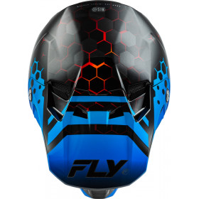 Casque FLY RACING Formula CC Tektonic - noir/bleu/rouge