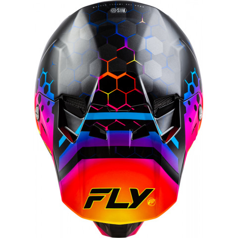 Casque FLY RACING Formula CC Tektonic - noir/Sunset