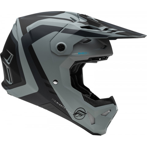 Casque FLY RACING Formula CP Krypton - gris mat/noir