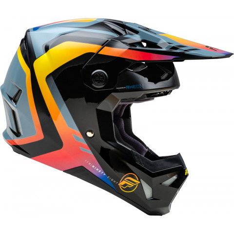 Casque FLY RACING Formula CP Krypton - gris/noir/Electric Fade