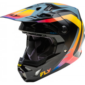 Casque FLY RACING Formula CP Krypton - gris/noir/Electric Fade