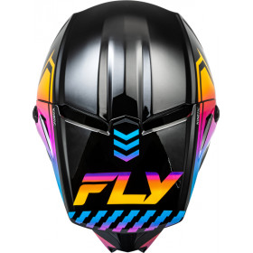 Casque enfant FLY RACING Kinetic Menace - Black/Sunrise