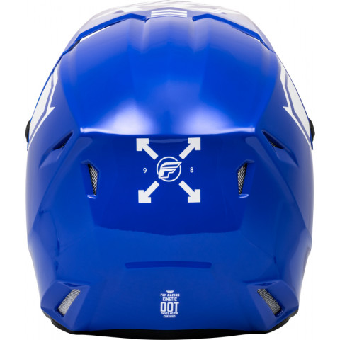 Casque enfant FLY RACING Kinetic Menace - bleu/blanc