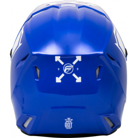 Casque enfant FLY RACING Kinetic Menace - bleu/blanc