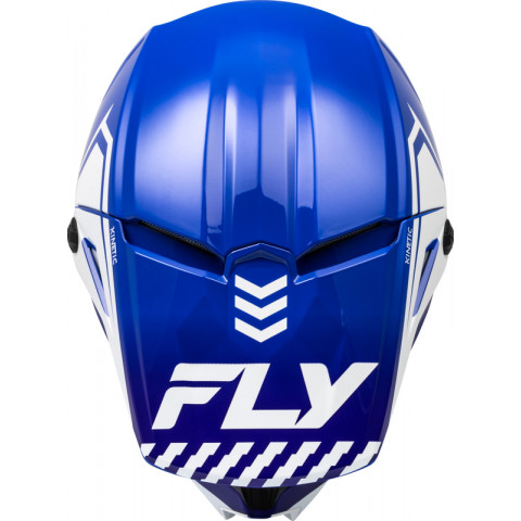 Casque enfant FLY RACING Kinetic Menace - bleu/blanc