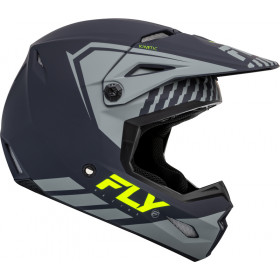 Casque enfant FLY RACING Kinetic Menace - gris mat/jaune fluo