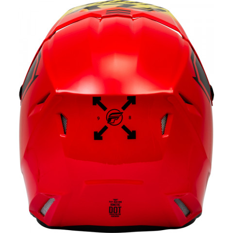 Casque enfant FLY RACING Kinetic Menace - rouge/noir/yellow