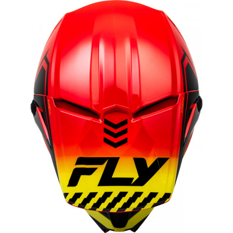 Casque enfant FLY RACING Kinetic Menace - rouge/noir/yellow