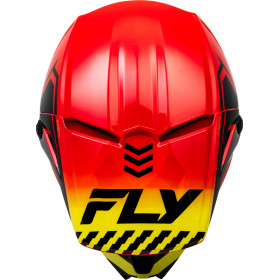 Casque enfant FLY RACING Kinetic Menace - rouge/noir/yellow