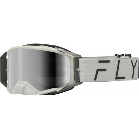 Masque FLY RACING Zone Pro Grey - écran gris/fumé