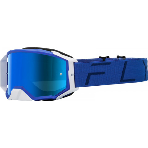 Masque FLY RACING Zone Pro Blue - écran Sky Blue