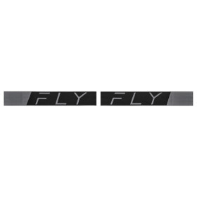 Masque FLY RACING Zone Pro Black/Grey - écran noir/fumé