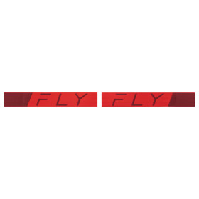 Masque FLY RACING Zone Pro Red - écran rouge/fumé