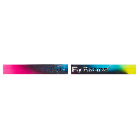 Masque FLY RACING Zone Elite Fuschia/Electric Blue/Hi-Vis/Magenta - écran Teal/fumé