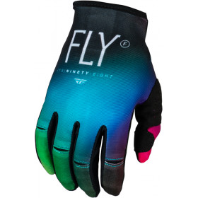 Gants enfant FLY RACING Youth Kinetic Prodigy - fuchsia/Electric Blue/Hi-Vis