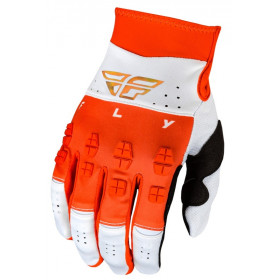 Gants FLY RACING Evolution DST Podium - rouge/blanc/Red Iridium