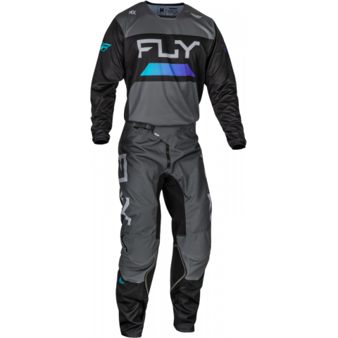 Pantalon FLY RACING Kinetic Reload - anthracite/noir/Blue Iridium