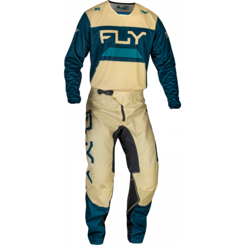 Pantalon FLY RACING Kinetic Reload - Ivory/Navy/Cobalt