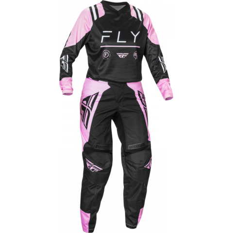 Pantalon femme FLY RACING F-16 - noir/lavande